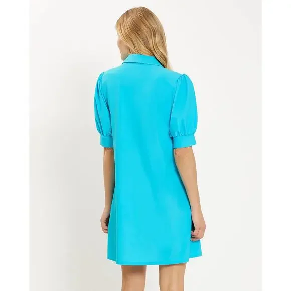 JUDE CONNALLY EMERSON DRESS - AQUA NWT SIZE S - Picture 3 of 11